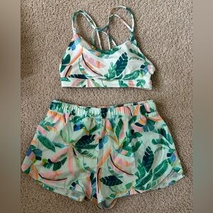 Old Navy Active Sports Bra and Athletic Shorts